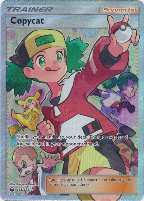 copycat pokemon card full art Copycat 163/168 Full Art
