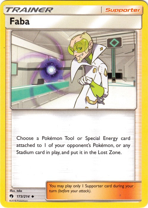 Faba - 173/214 Pokemon » SM Lost Thunder Uncommon