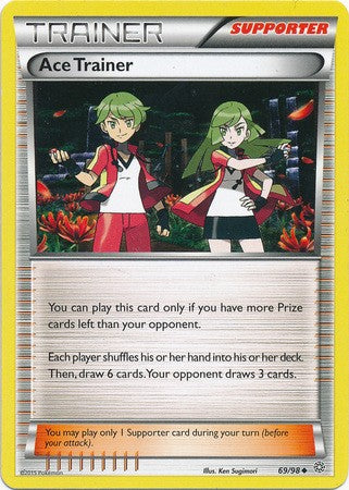 Ace Trainer 69/98 UNCOMMON TRAINER - Pokemon XY Ancient Origins Card