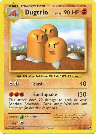 rare diglett card Pokemon Single Card XY - EVOLUTIONS