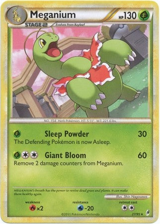 Pokemon Call Of Legends Meganium 27/95 Rare Card