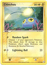 Pokemon EX Hidden Legends - Chinchou