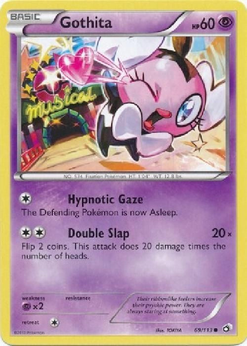 Gothita 69/113 - Pokemon Legendary Treasures Common Card
