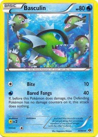 Pokemon Next Destinies Uncommon Card - Basculin 30/99