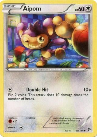 Aipom 99/124 - Pokemon Dragons Exalted Common Card