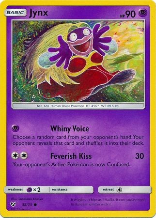 Jynx - 38/73 - Common Sun & Moon: Shining Legends Singles