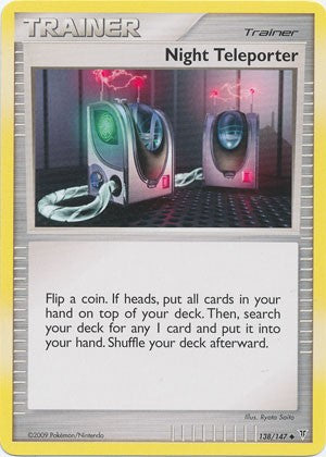Pokemon Supreme Victors Uncommon Card - Night Teleporter 138/147