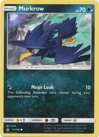 Murkrow 71/156 Common - Pokemon Ultra Prism