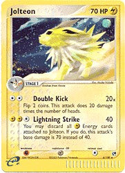 Pokemon Sandstorm Holo Rare Card - Jolteon 6/100