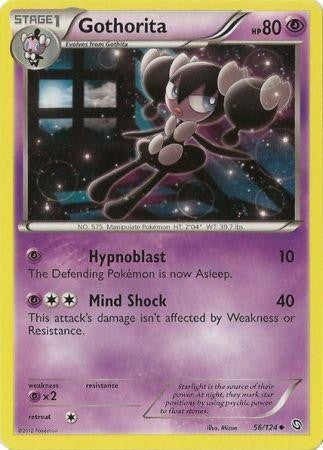 gothorita pokemon card Pokemon Black & White Dragons Exalted Uncommon Gothorita #56
