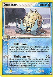 Pokemon EX Power Keepers Rare Card - Omastar 20/108