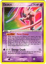 Pokemon EX Deoxys Rare Card - Deoxys 17/107