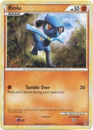 Pokemon Call Of Legends Riolu 50/95 Uncommon Card