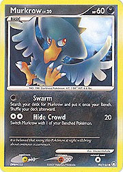 Pokemon Diamond & Pearl Mysterious Treasures- Murkrow