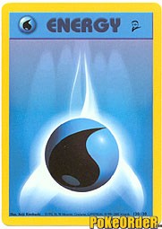 Pokemon Base Set 2 Common Card - Energy Water 130/130