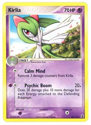 Pokemon EX Delta Species- Kirlia – PokeOrder.com