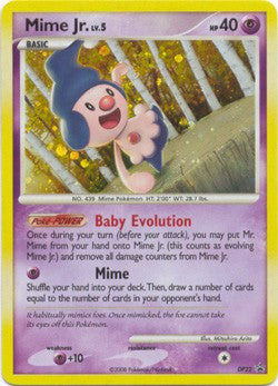 Pokemon Diamond & Pearl Holo Rare Promo Card - Mime Jr. DP22