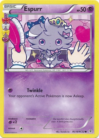 Espurr RC14/RC32 Common - Pokemon Generations Card