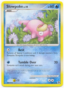 Pokemon Diamond & Pearl Great Encounters - Slowpoke (Common) Card