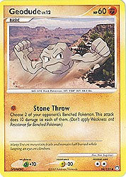 Pokemon Diamond & Pearl Mysterious Treasures- Geodude