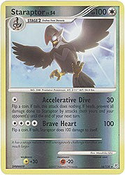 Pokemon Diamond & Pearl Reverse Holo Rare Card - Staraptor 16/130