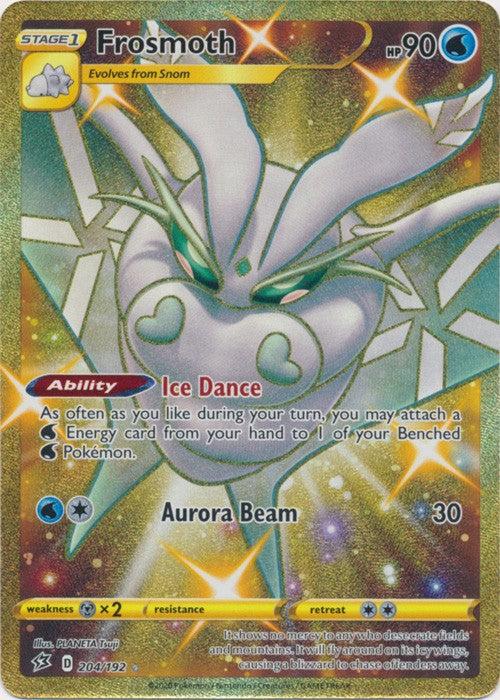 Frosmoth (Secret Rare) - 204/192 Pokemon » SWSH Rebel Clash Ultra Rare