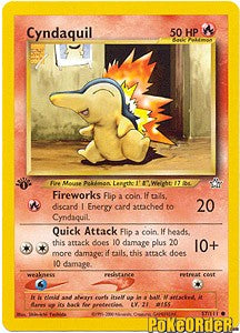 Pokemon Neo Genesis - Cyndaquil