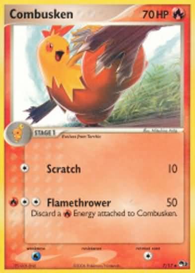 Pokemon POP Series 3 Promo Card Combusken 7/17 Uncommon