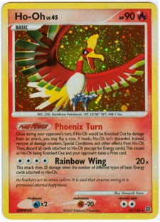 Pokemon Secret Wonders Holo Rare Card - Ho-Oh 10/132