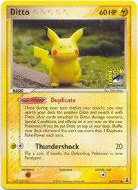 Pokemon Common Promo Card - Ditto 63/113 (San Diego Comic Con)