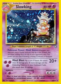 Pokemon Neo Genesis Slowking #14 (cgc - Near Mint + 7.5 (3852587019)) Pokemon Neo Genesis Slowking #14 (cgc - Near Mint + 7.5 (3852587019))