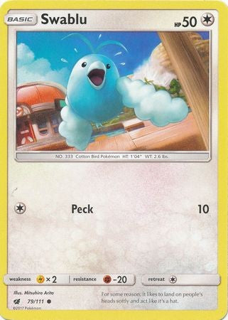 Swablu 79/111 Common - Pokemon Crimson Invasion Card