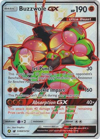 buzzwole pokemon card value GX - 2018 (Naohito Inoue) - World Championship Decks Mint / near mint condition trading card Buzzwole (77/131) - SM Forbidden
