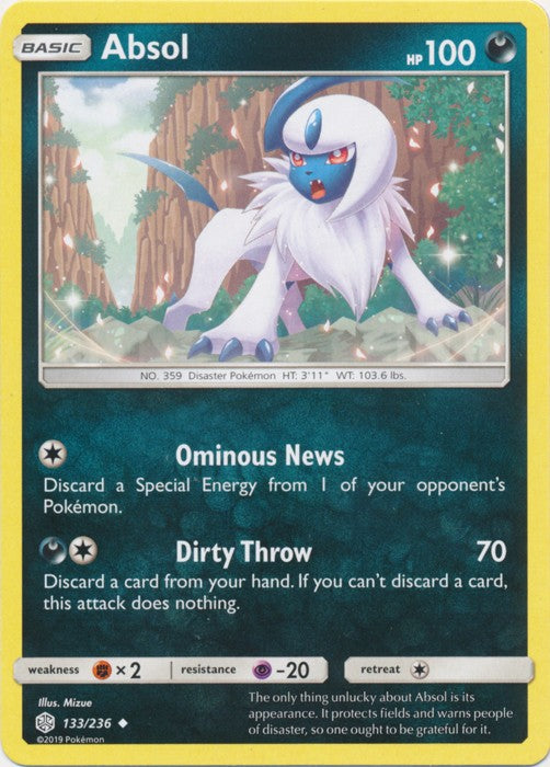 Absol - 133/236 Cosmic Eclipse
