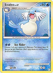 Pokemon Diamond & Pearl Mysterious Treasures-Sealeo