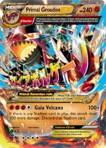 Primal Groudon EX 86/160 Ultra Rare - XY Primal Clash Single Card