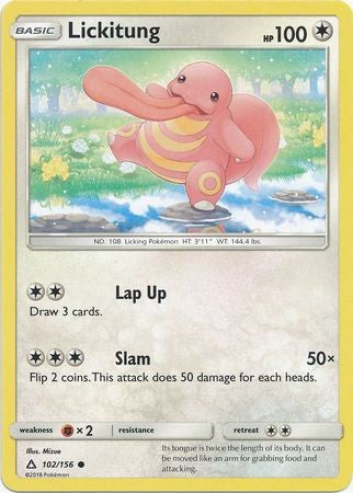 Lickitung 102/156 Common - Pokemon Ultra Prism
