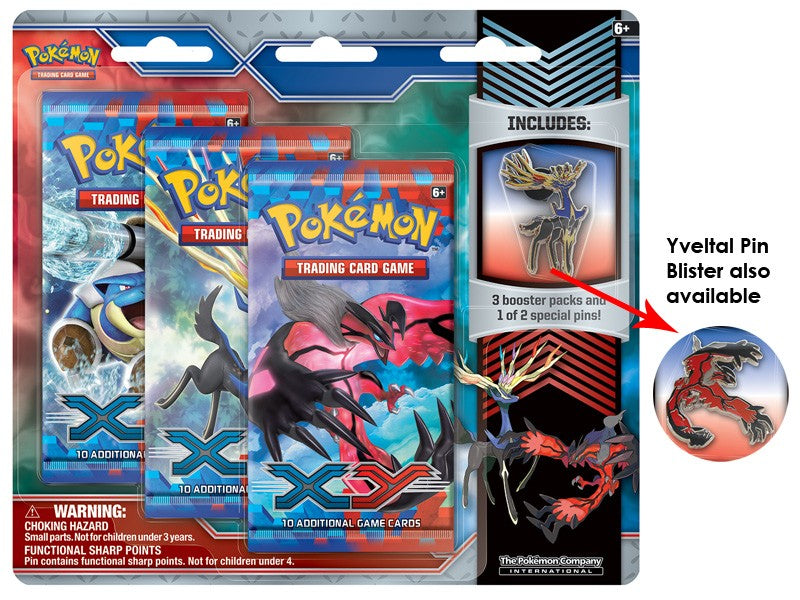 Pokemon XY Collector's Pin 3-Pack