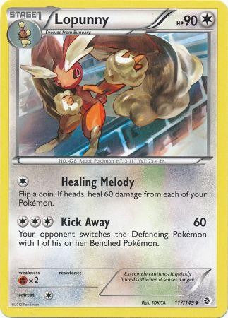 Lopunny 117/149 - Pokemon Boundaries Crossed Uncommon Card