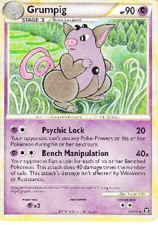rare stage 1 pokemon cards Pokemon Card HS Triumphant Grumpig Rare 23/102 – PokeOrder.com