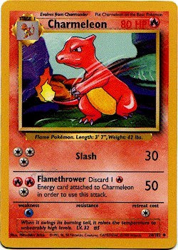 Pokemon Basic Uncommon Card - Charmeleon 24/102