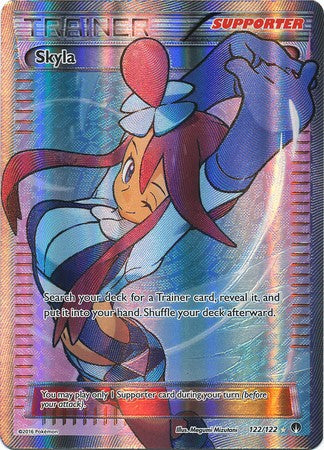 Skyla 122/122 FULL ART - Pokemon XY Breakpoint Card