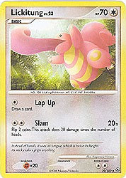 Pokemon Diamond and Pearl Majestic Dawn- Lickitung(Uncommon)