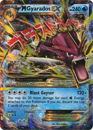 M Gyarados EX 27/122 Ultra Rare - Pokemon XY Breakpoint Card