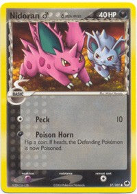 Pokemon EX Dragon Frontiers - Nidoran (F) Card