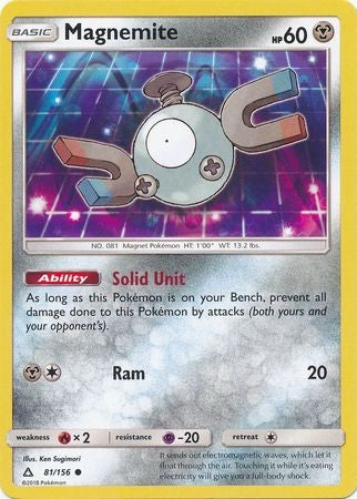 Magnemite 81/156 Common - Pokemon Ultra Prism PokeOrder.com Magnemite 81/156 Common - Pokemon Ultra Prism PokeOrder.com