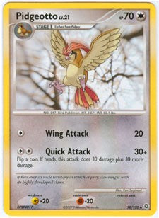 Pokemon Secret Wonders Uncommon Card - Pidgeotto 58/132
