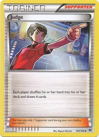 Judge 143/162 Uncommon - Pokemon XY Break Through Card