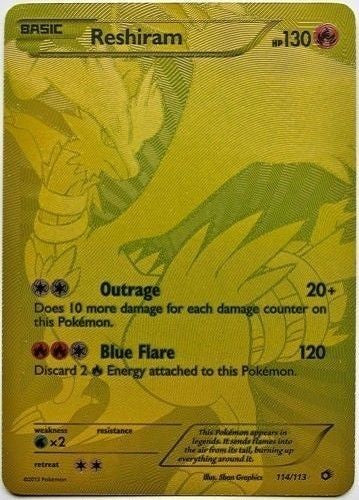 Reshiram 114/113 - Pokemon Legendary Treasures Full Art Ultra Rare Card