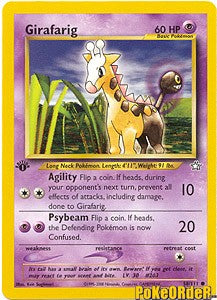 Pokemon Neo Genesis - Girafarig
